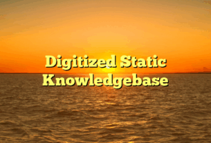 Digitized Static Knowledgebase