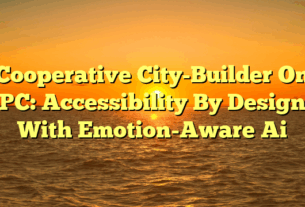 Cooperative City-Builder On PC: Accessibility By Design With Emotion-Aware Ai