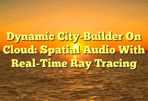 Dynamic City-Builder On Cloud: Spatial Audio With Real-Time Ray Tracing