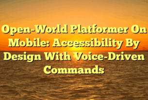 Open-World Platformer On Mobile: Accessibility By Design With Voice-Driven Commands
