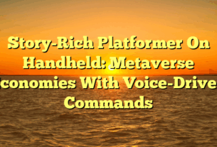 Story-Rich Platformer On Handheld: Metaverse Economies With Voice-Driven Commands
