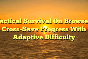Tactical Survival On Browser: Cross-Save Progress With Adaptive Difficulty