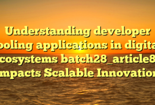 Understanding developer tooling applications in digital ecosystems batch28_article84 Impacts Scalable Innovation
